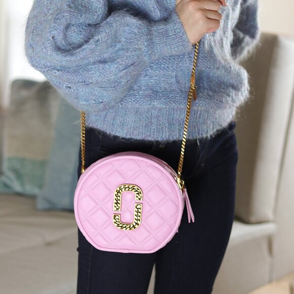 MARC JACOBS The Status Round Crossbody M0015815 – Powder Pink Perfection! - Picture 2 of 12